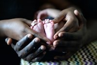 Mother with newborn